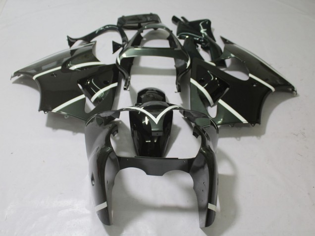 00-02 Gris Métallisé & Noir ZX6R Carénage 00-02 Gris Métallisé & Noir ZX6R Carénage