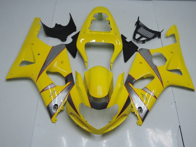 00-02 Jaune & Argent GSXR 1000 Carénage 00-02 Jaune & Argent GSXR 1000 Carénage