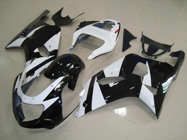01-03 Blanc & Noir GSXR 600-750 Carénage