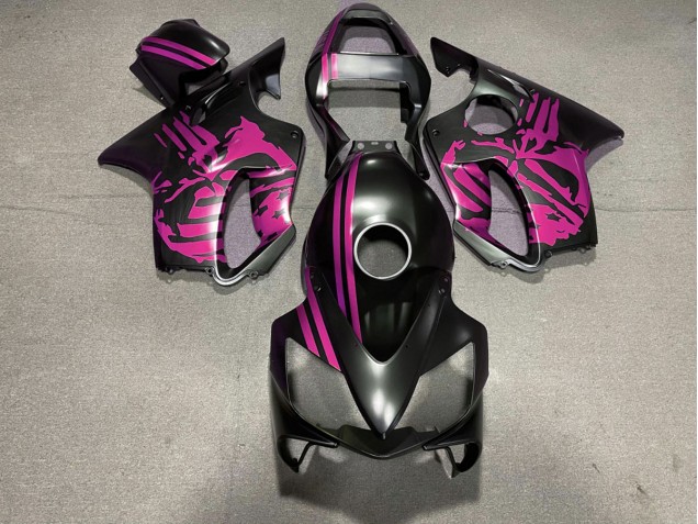 01-03 Crane Noir Mat & Rose CBR600 F4i Carénage 01-03 Crane Noir Mat & Rose CBR600 F4i Carénage