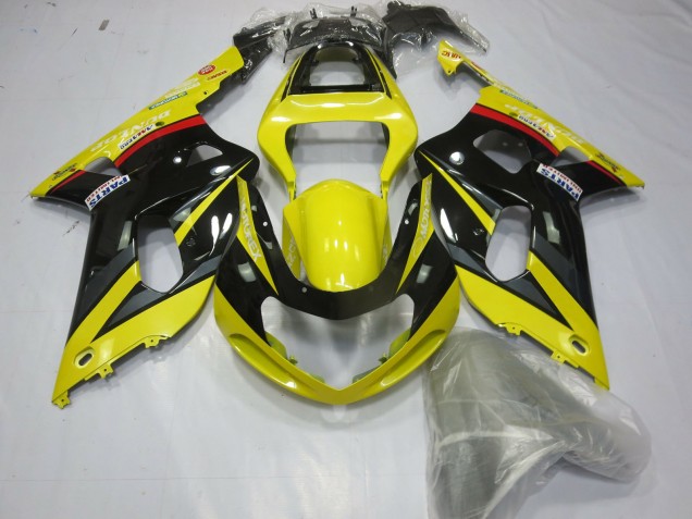 01-03 Jaune Noir & Gris GSXR 600-750 Carénage