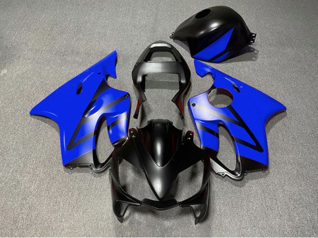 01-03 Noir Mat & Bleu CBR600 F4i Carénage 01-03 Noir Mat & Bleu CBR600 F4i Carénage