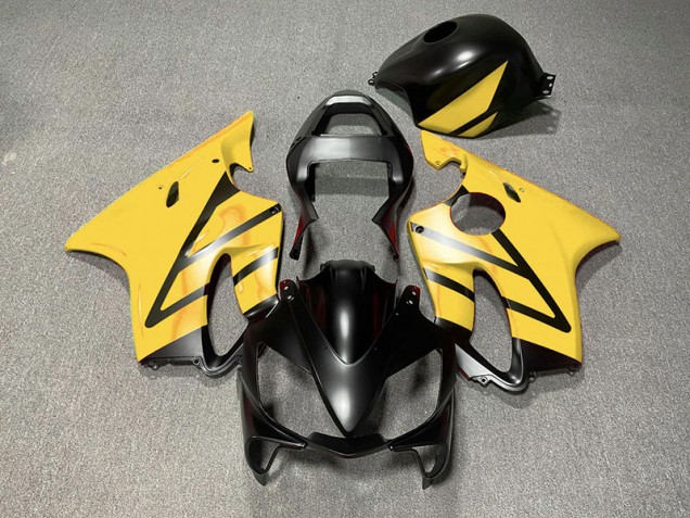 01-03 Noir Mat & Jaune CBR600 F4i Carénage
