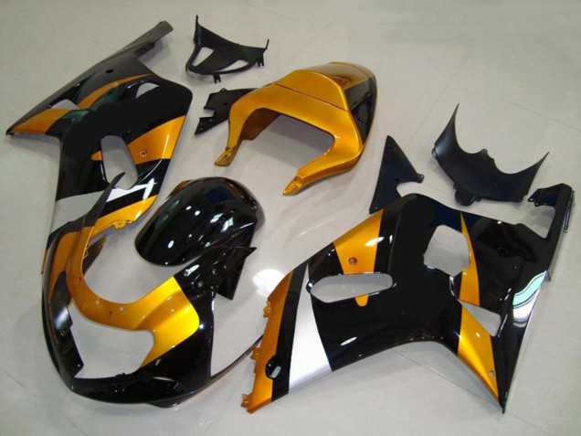 01-03 Or & Noir GSXR 600-750 Carénage
