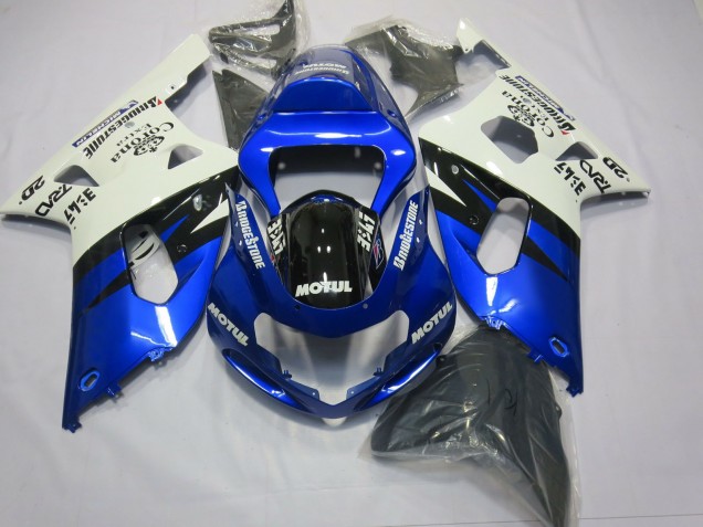 01-03 Rouge Movistar GSXR 600-750 Carénage
