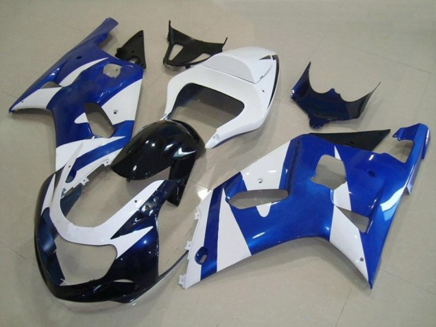 01-03 Style Bleu & Blanc OEM GSXR 600-750 Carénage 01-03 Style Bleu & Blanc OEM GSXR 600-750 Carénage