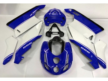 03-04 Blanc Bleu & Noir Ducati 749 999 Carénage