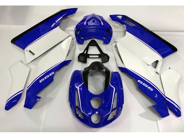 03-04 Blanc Bleu & Noir Ducati 749 999 Carénage 03-04 Blanc Bleu & Noir Ducati 749 999 Carénage