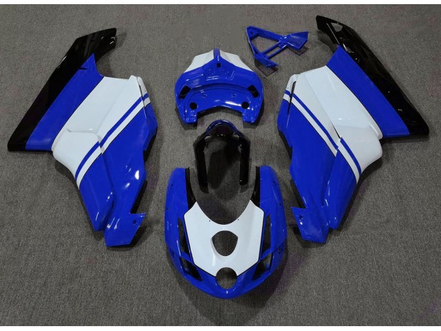03-04 Bleu Brillant & Blanc Ducati 749 999 Carénage 03-04 Bleu Brillant & Blanc Ducati 749 999 Carénage