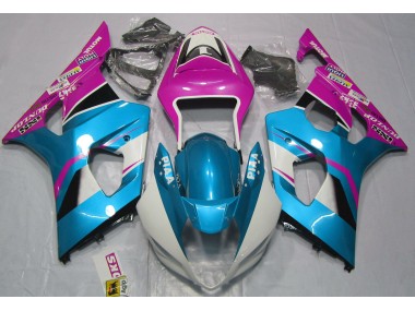 03-04 Bleu Brillant & Noir Mat GSXR 1000 Carénage