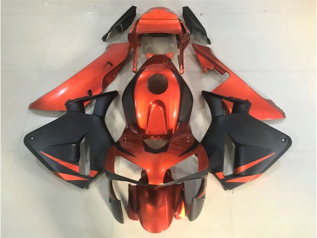03-04 Orange & Noir Mat CBR600RR Carénage