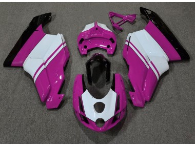 03-04 Rose Brillant & Blanc Ducati 749 999 Carénage