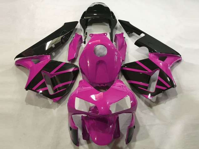 03-04 Rose Vif & Noir Brillant CBR600RR Carénage