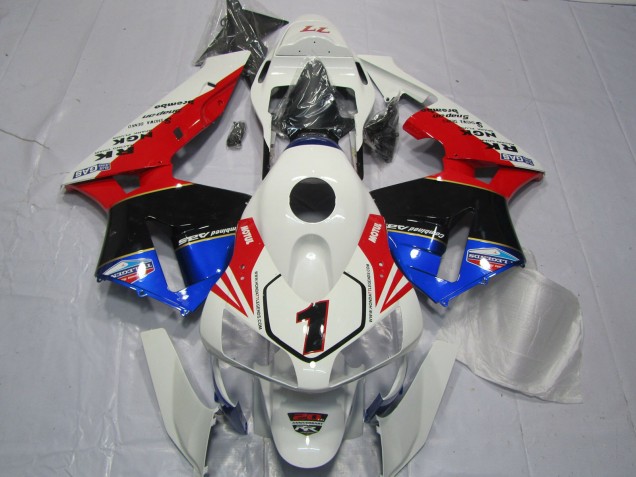 03-04 Rouge Blanc Noir & Bleu CBR600RR Carénage