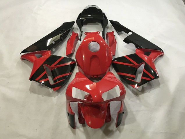 03-04 Rouge Brillant / Noir CBR600RR Carénage 03-04 Rouge Brillant / Noir CBR600RR Carénage