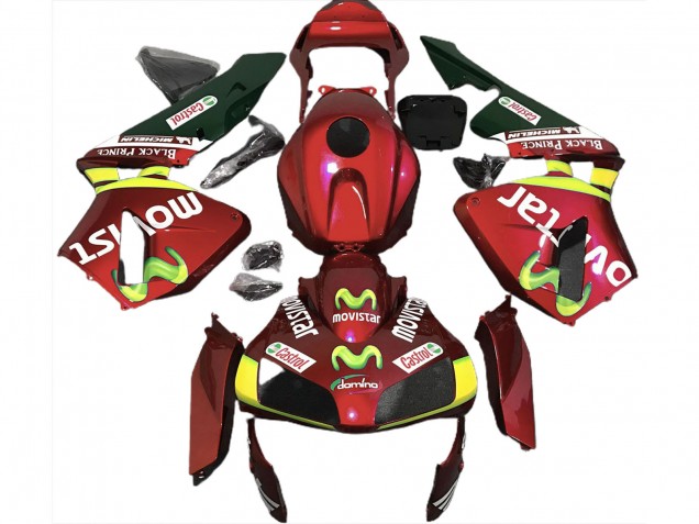 03-04 Rouge Profond Movistar CBR600RR Carénage