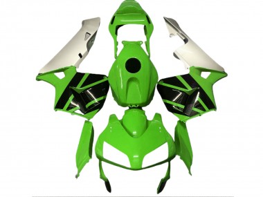 03-04 Vert Brillant & Argent Mat CBR600RR Carénage