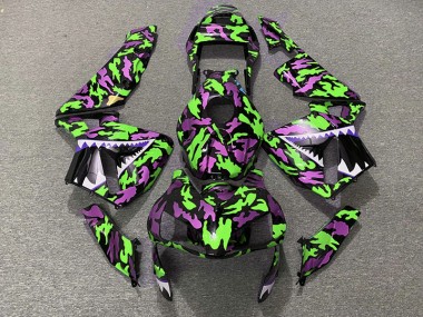 03-04 Vert & Rose Camo CBR600RR Carénage