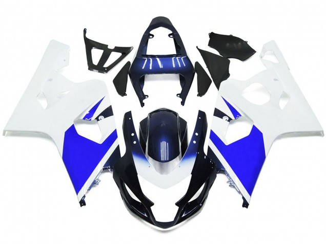 04-05 Blanc & Bleu Vif GSXR 600-750 Carénage 04-05 Blanc & Bleu Vif GSXR 600-750 Carénage