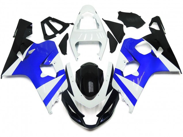 04-05 Blanc Brillant & Bleu Brillant GSXR 600-750 Carénage