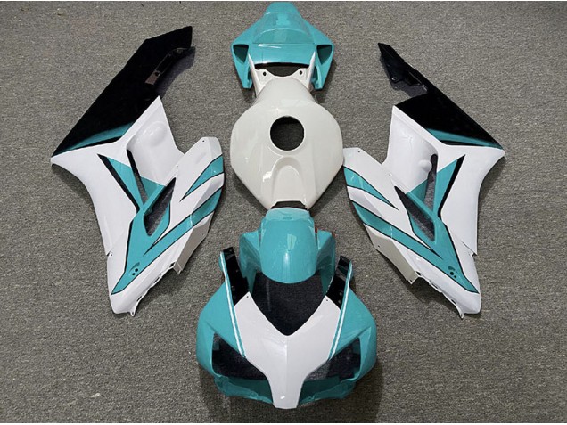 04-05 Blanc Cyan & Noir Brillant CBR1000RR Carénage