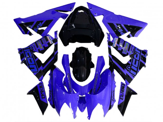 04-05 Bleu & Noir & Logos ZX10R Carénage 04-05 Bleu & Noir & Logos ZX10R Carénage