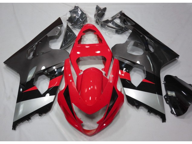 04-05 Brillant Rouge & Argent GSXR 600-750 Carénage
