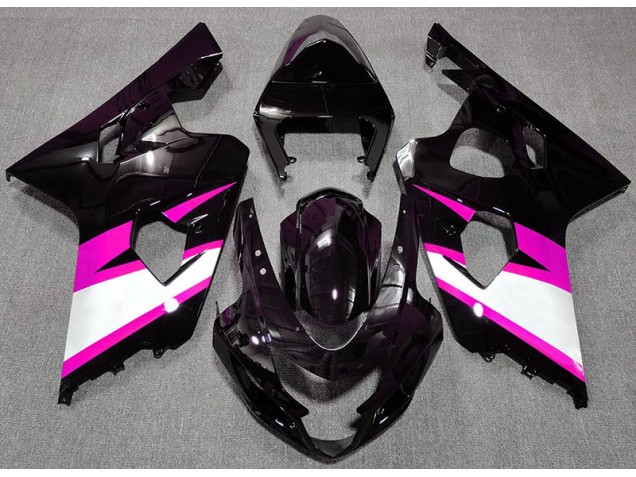 04-05 Noir Brillant & Rose GSXR 600-750 Carénage