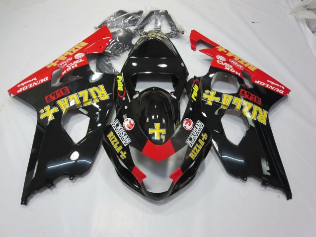 04-05 Noir Rizla GSXR 600-750 Carénage