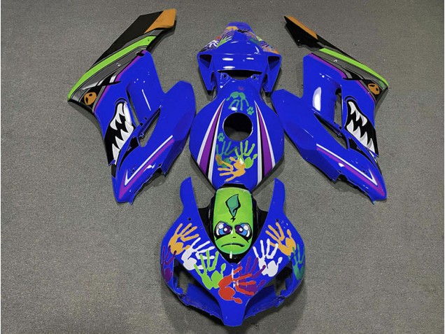 04-05 Requin Bleu Foncé CBR1000RR Carénage 04-05 Requin Bleu Foncé CBR1000RR Carénage