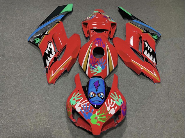 04-05 Requin Rouge CBR1000RR Carénage 04-05 Requin Rouge CBR1000RR Carénage