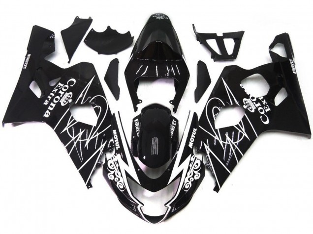 04-05 Style Noir Brillant Corona GSXR 600-750 Carénage 04-05 Style Noir Brillant Corona GSXR 600-750 Carénage