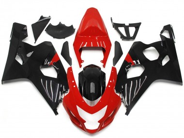 04-05 Style Rouge & Noir Brillant GSXR 600-750 Carénage