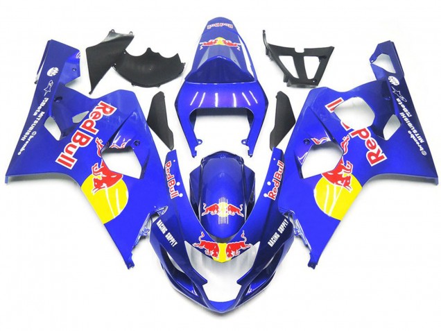 04-05 Style Taureau Bleu Rouge Vibrant GSXR 600-750 Carénage