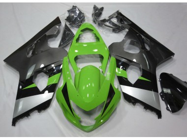 04-05 Vert & Argent GSXR 600-750 Carénage