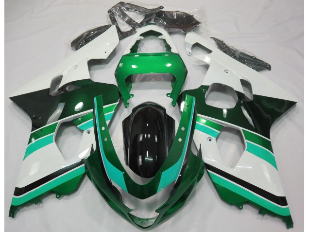 04-05 Vert Brillant & Vert GSXR 600-750 Carénage