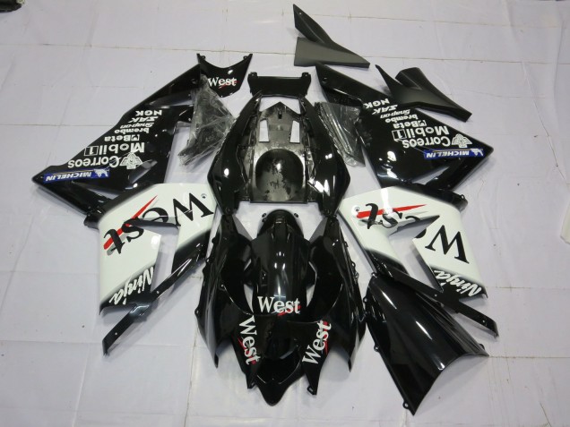 04-05 West Blanc Noir ZX10R Carénage