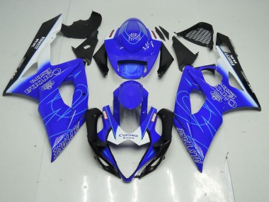 05-06 Bleu & Blanc Corona GSXR 1000 Carénage