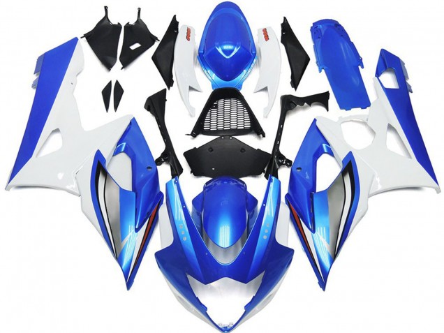 05-06 Bleu Brillant & Blanc GSXR 1000 Carénage 05-06 Bleu Brillant & Blanc GSXR 1000 Carénage