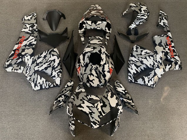 05-06 Camo & Décalcomanies Rouges CBR600RR Carénage