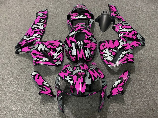 05-06 Camouflage & Rose Chaud CBR600RR Carénage 05-06 Camouflage & Rose Chaud CBR600RR Carénage