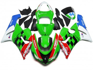 05-06 Chèque Multicolore ZX6R Carénage