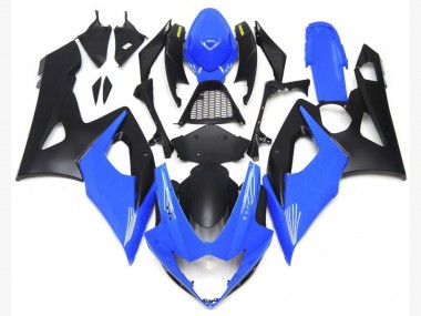 05-06 Inférieurs Bleu Brillant Clair & Noir Mat GSXR 1000 Carénage