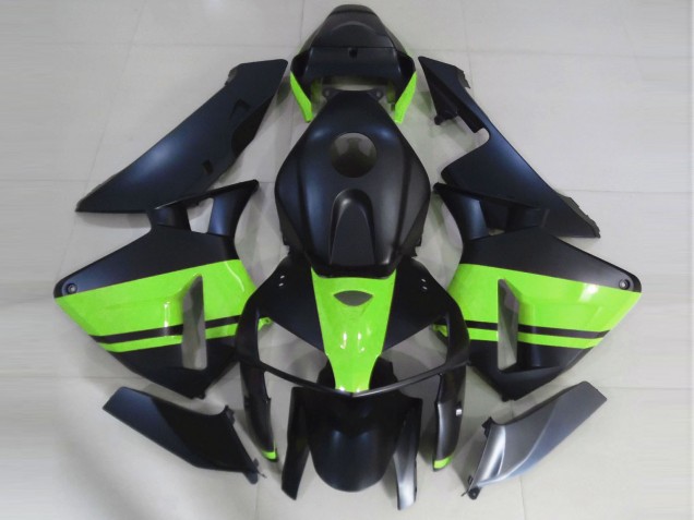 05-06 Noir Mat & Vert Clair CBR600RR Carénage