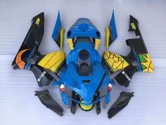 05-06 Requin Bleu & Jaune CBR600RR Carénage