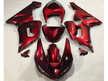 05-06 Rouge Métallisé ZX6R Carénage