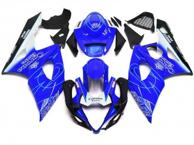 05-06 Style Bleu & Blanc Corona GSXR 1000 Carénage