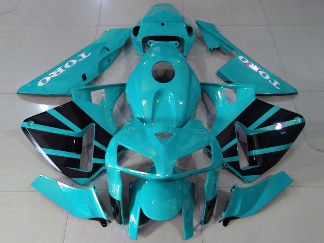 05-06 Style Bleu Sarcelle OEM CBR600RR Carénage