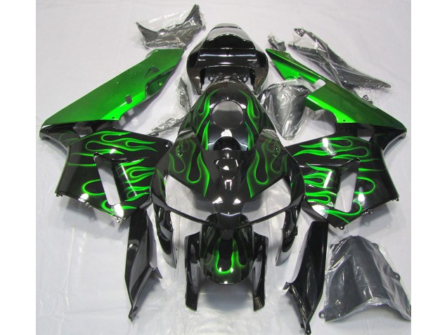 05-06 Verde Vibrante Fiamma CBR600RR Carénage 05-06 Verde Vibrante Fiamma CBR600RR Carénage