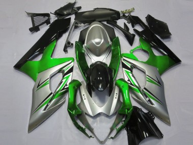 05-06 Vert Argent & Noir GSXR 1000 Carénage
